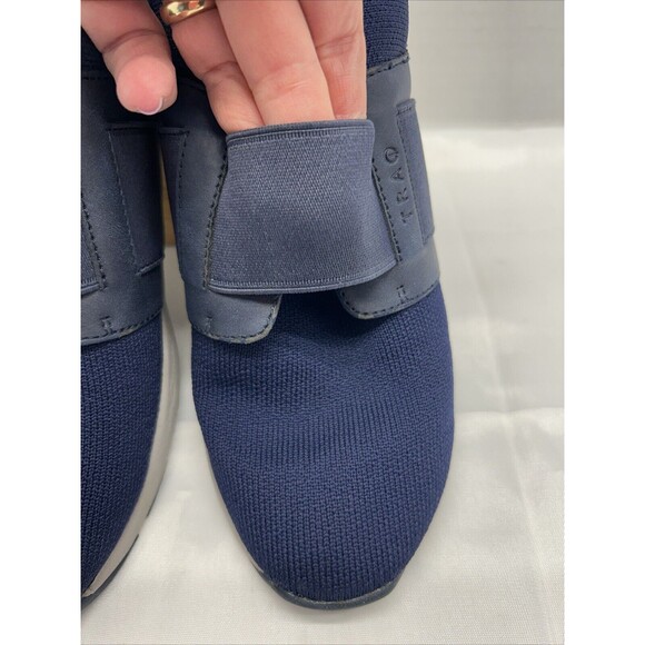 TRAQ by Algeria Navy/Gray Slip On Shoes Women's Size EU 37 US 7.5 - Picture 5 of 10